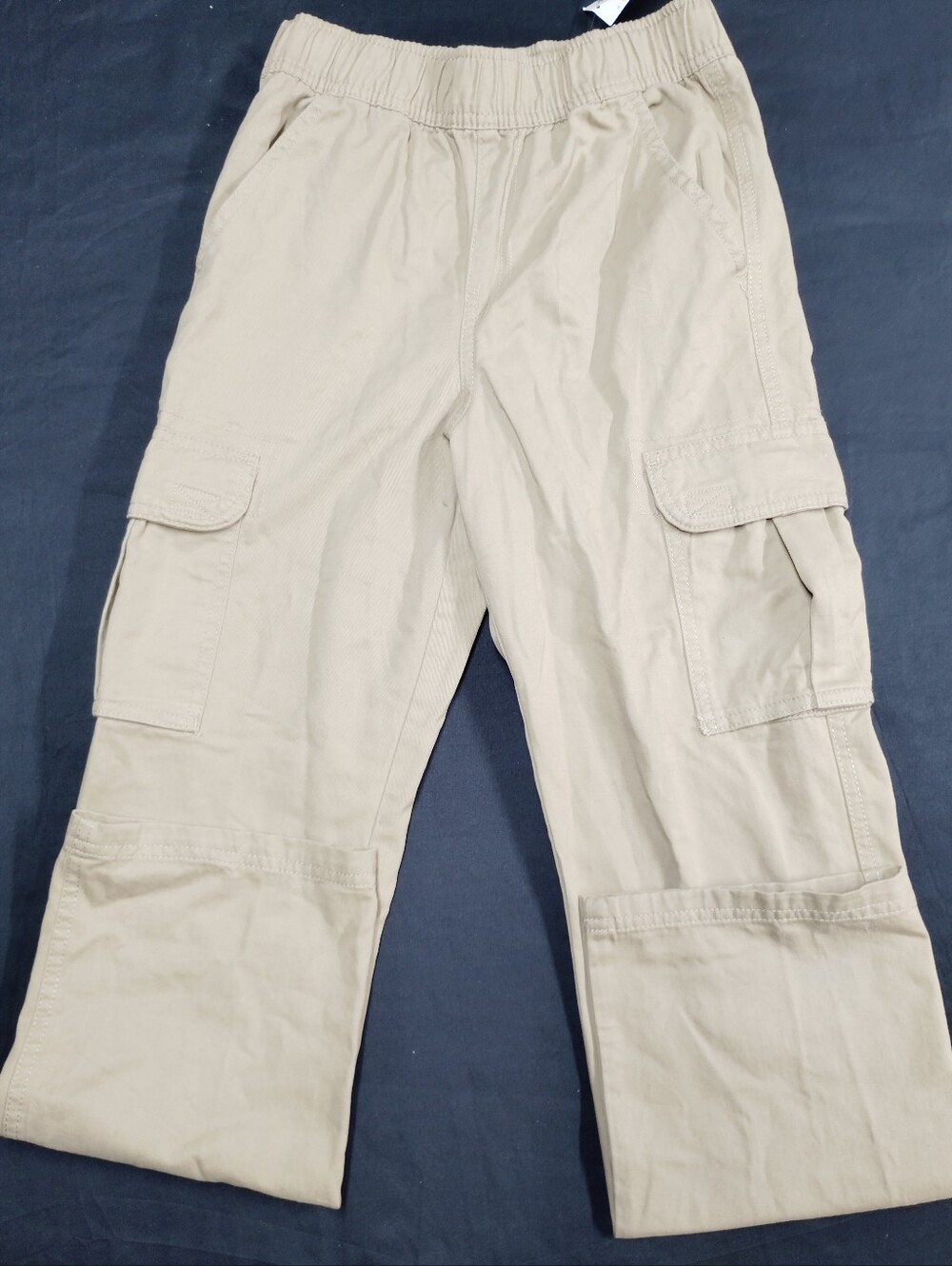 The Children's Place Boys' Tan Cargo Pants with Elastic Waistband